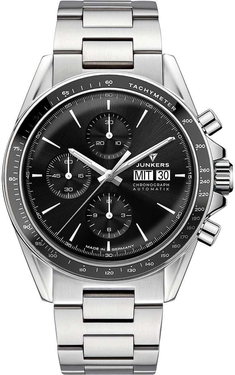Junkers JUMO 9.21.01.01.M Herrenuhr • Made in Germany • Wellblech-Optik