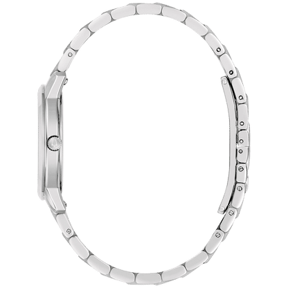 Bulova Classic 96M174 Damenuhr Silber • Arabische Ziffern • Gewölbtes Kristallglas, Bild 2