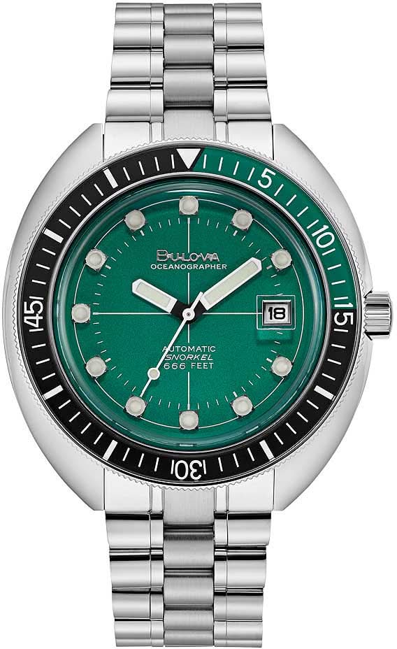 Bulova Oceanographer 96B322 Herrenuhr • ISO 200m • Automatik