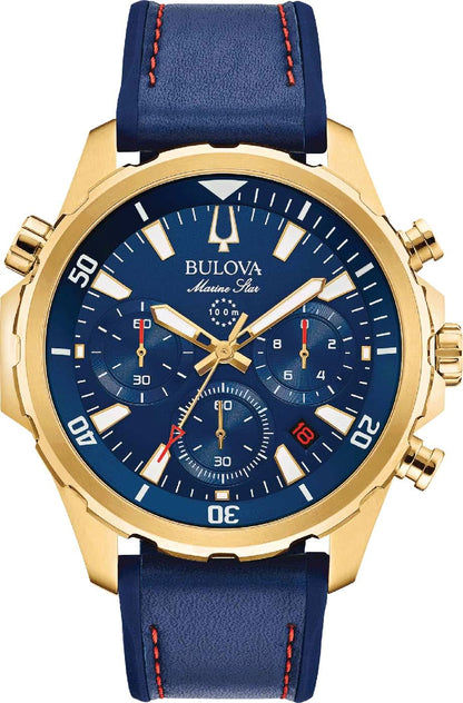 Bulova Marine Star 97B168 Herrenuhr • Chronograph • 100m WD