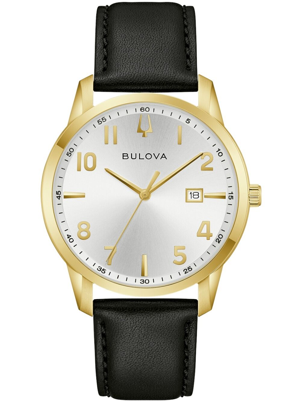 Bulova Classic 97B238 Herren Armbanduhr Weiß • Miyota Quarzwerk • Mineralglas gewölbt