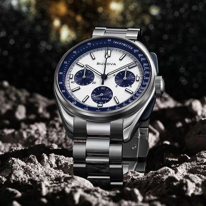 Bulova Lunar Pilot 98K112 Herrenuhr • 262 kHz Quarzwerk