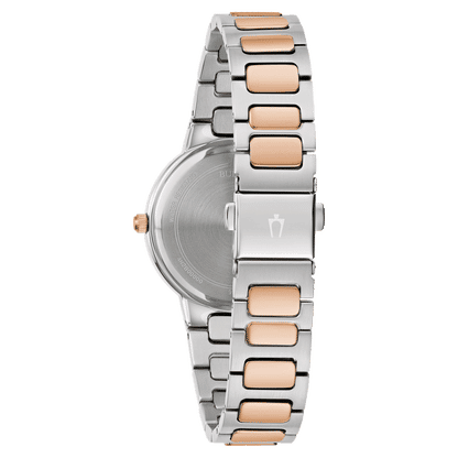 Bulova Classic 98L327 Damenuhr Silber • Quarzwerk 720 Tage Gangreserve • Bicolor Edelstahl, Bild 3