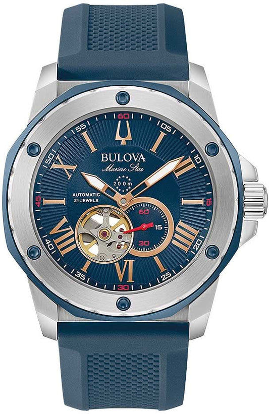 Bulova Marine Star 98A282 Herrenuhr • Automatikwerk • 200m Wasserdicht