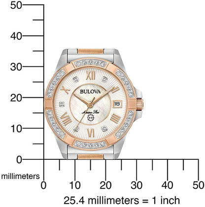 Bulova Marine Star 98R234 Women's Watch • 23 Diamonds • Sapphire Glass