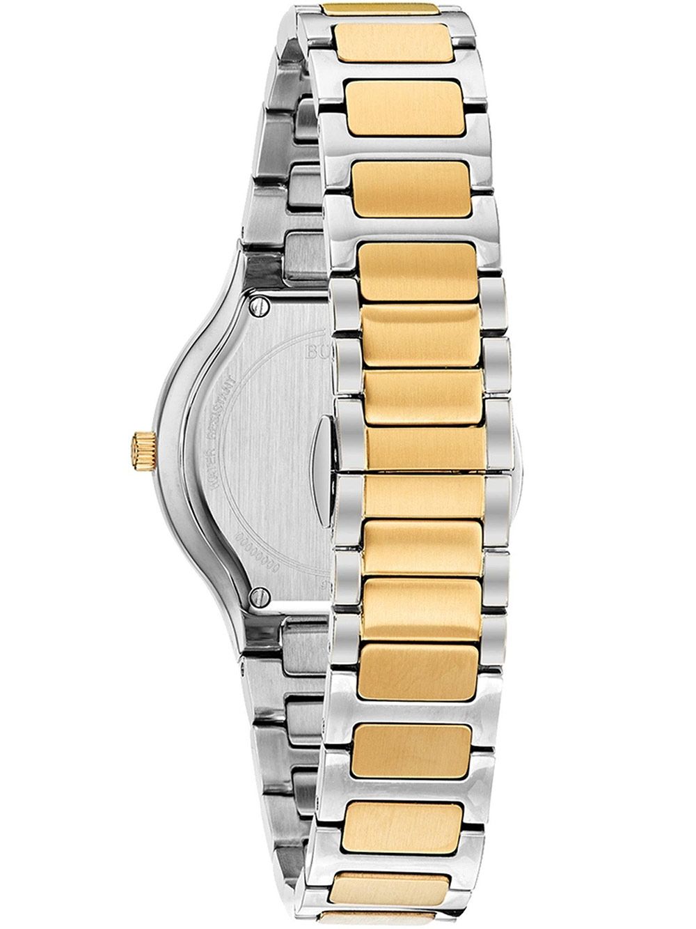 Bulova Futuro Millennia 98R273 Damenuhr Blau • Vier Diamant-Akzente • Zweifarbiges Quarzwerk-Modell, Bild 3