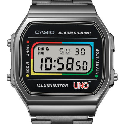 Casio A168WEUC-1AER Vintage Unisex Armbanduhr • UNO Special Edition • EL-Hintergrundbeleuchtung, Bild 14