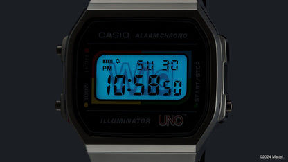 Casio A168WEUC-1AER Vintage Unisex Armbanduhr • UNO Special Edition • EL-Hintergrundbeleuchtung, Bild 6