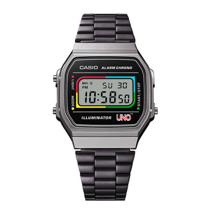 Casio A168WEUC-1AER Vintage Unisex Armbanduhr • UNO Special Edition • EL-Hintergrundbeleuchtung, Bild 10