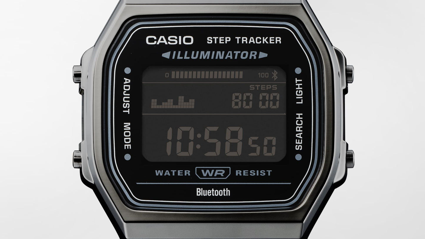 Casio Vintage Iconic ABL-100WEGG-1BEF Armbanduhr Schwarz • Schrittzähler • Bluetooth-Zeitkorrektur, Bild 3