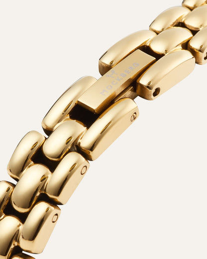 Mockberg Antique Watch MB0181 Damen Armbanduhr Gold • Römische Ziffern • Mineralglas, Bild 6