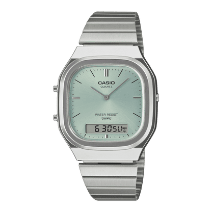 Casio Vintage AQ-240E-2AEF Armbanduhr Hellblau • Analog-Digital • Retro-modern, Bild 2