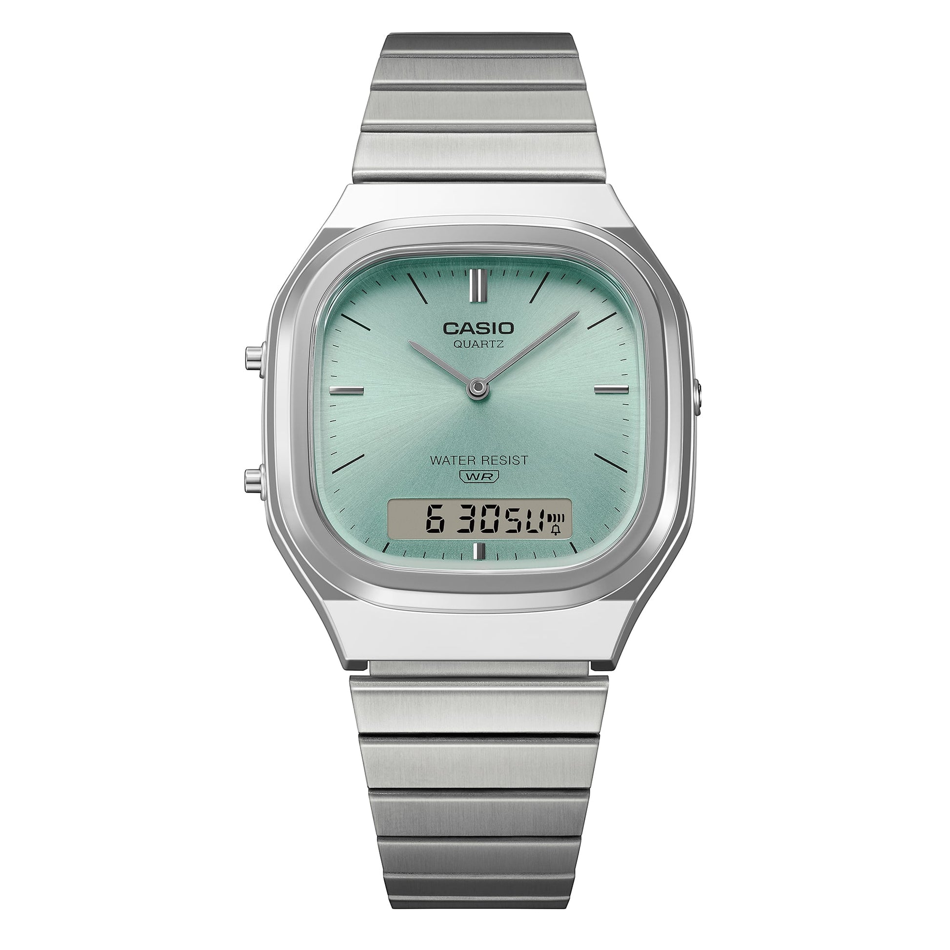 Casio Vintage AQ-240E-2AEF Armbanduhr Hellblau • Analog-Digital • Retro-modern, Bild 7