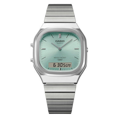 Casio Vintage AQ-240E-2AEF Armbanduhr Hellblau • Analog-Digital • Retro-modern, Bild 7