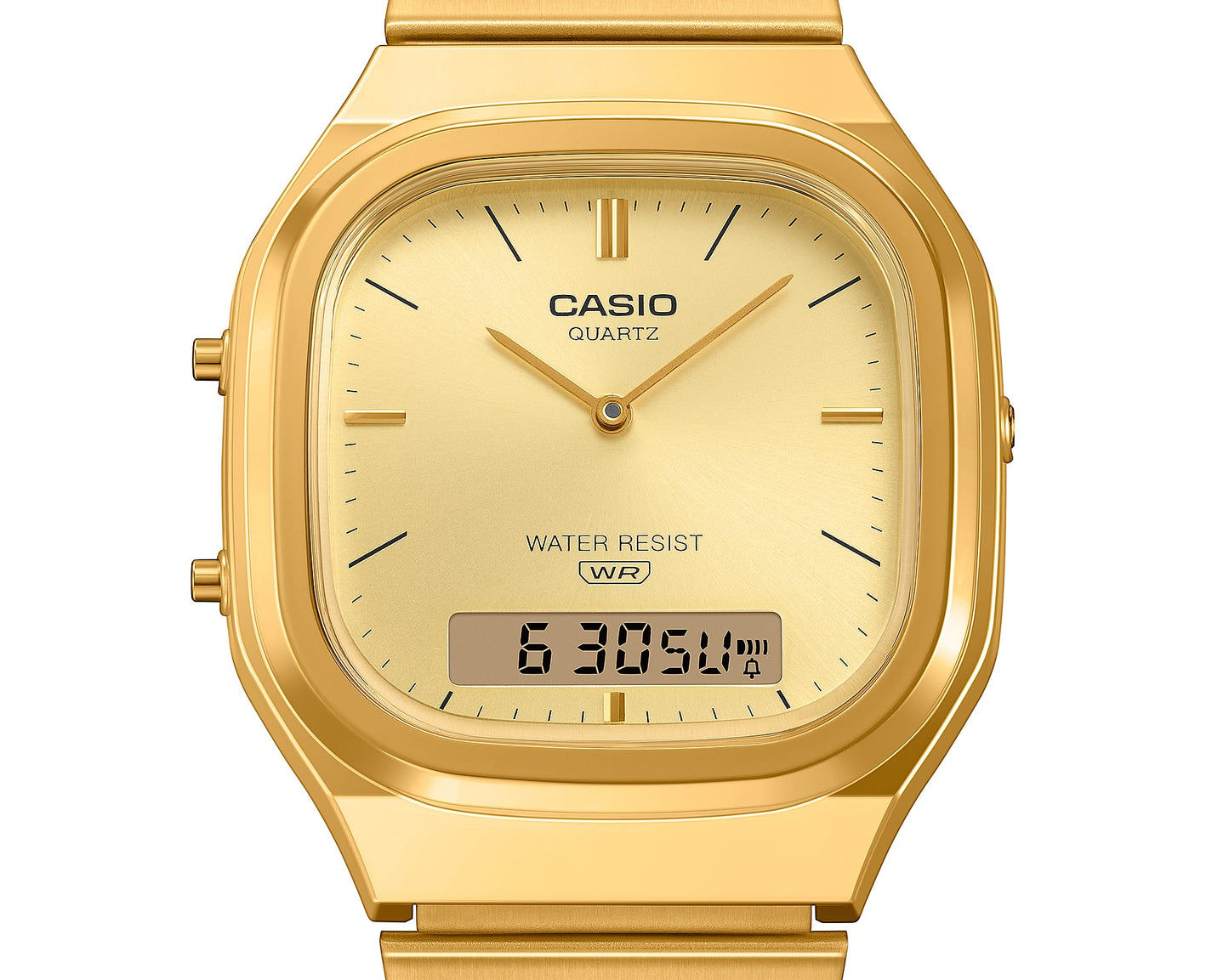 Casio Vintage AQ-240EG-9AEF Armbanduhr Gold • Analog-Digital • Retro-Design, Bild 6