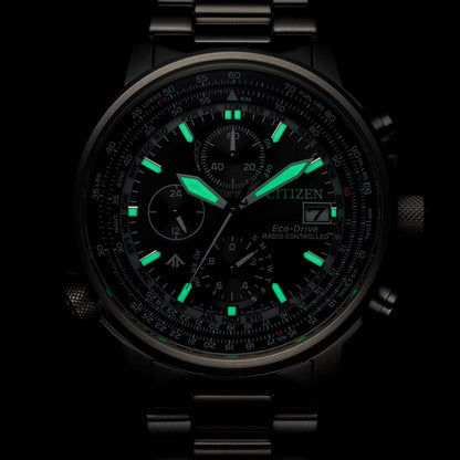 Citizen Promaster Sky AT8300-58E Herrenuhr Schwarz • Saphirglas • Funk-Eco-Drive, Bild 7