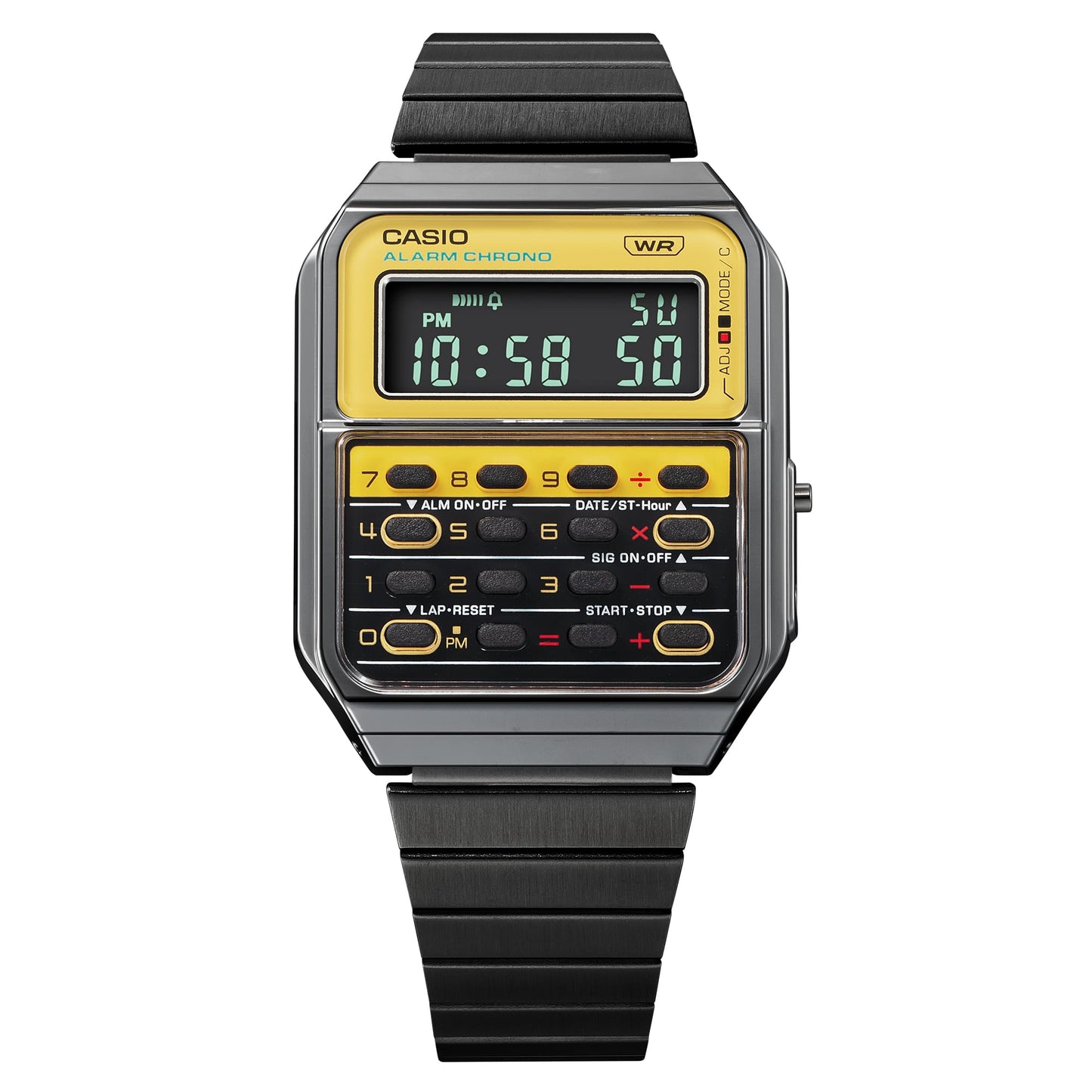 Casio CA-500WEGG-9BEF Herren Armbanduhr Vintage • 8-stelliger Taschenrechner • Retro-Design, Bild 4