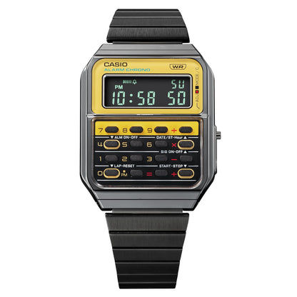 Casio CA-500WEGG-9BEF Herren Armbanduhr Vintage • 8-stelliger Taschenrechner • Retro-Design, Bild 4