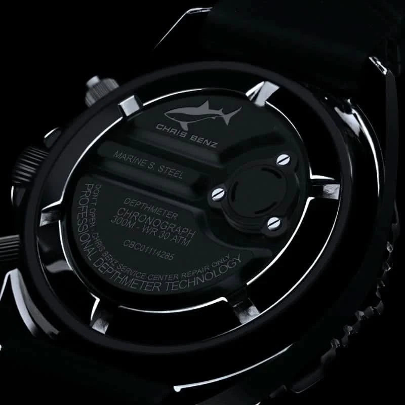 Chris Benz Depthmeter CB-C300X-RS-KBO Herrenuhr • 300m • Saphir