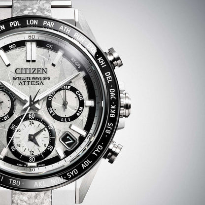 Citizen Attesa CC4076-65A Herrenuhr • GPS Satellite Wave • Super Titanium