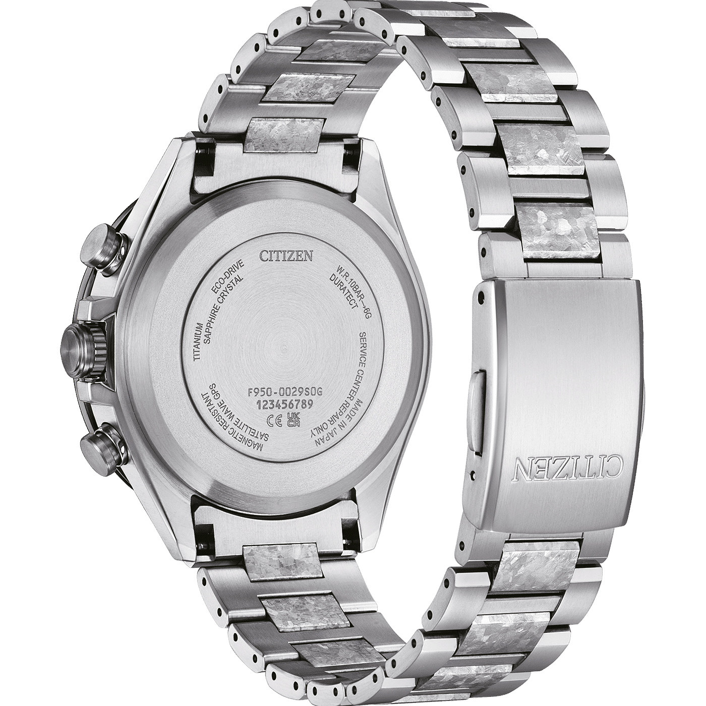 Citizen Attesa CC4076-65A Herrenuhr • GPS Satellite Wave • Super Titanium