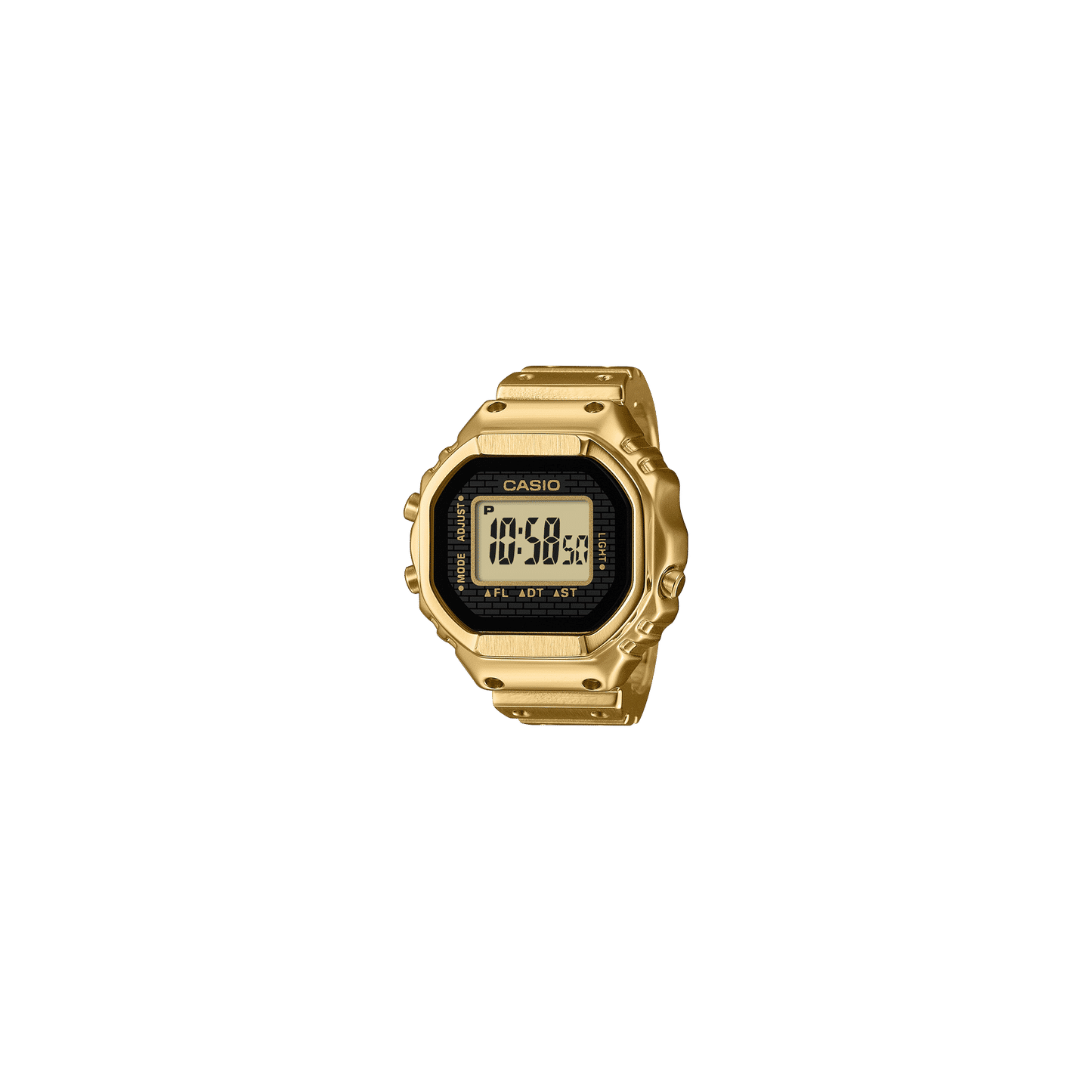 Casio CRW-001G-9ER Ringuhr Digital Goldfarben • Goldionenbeschichtung • Dual-Zeit & Stoppuhr, Bild 2