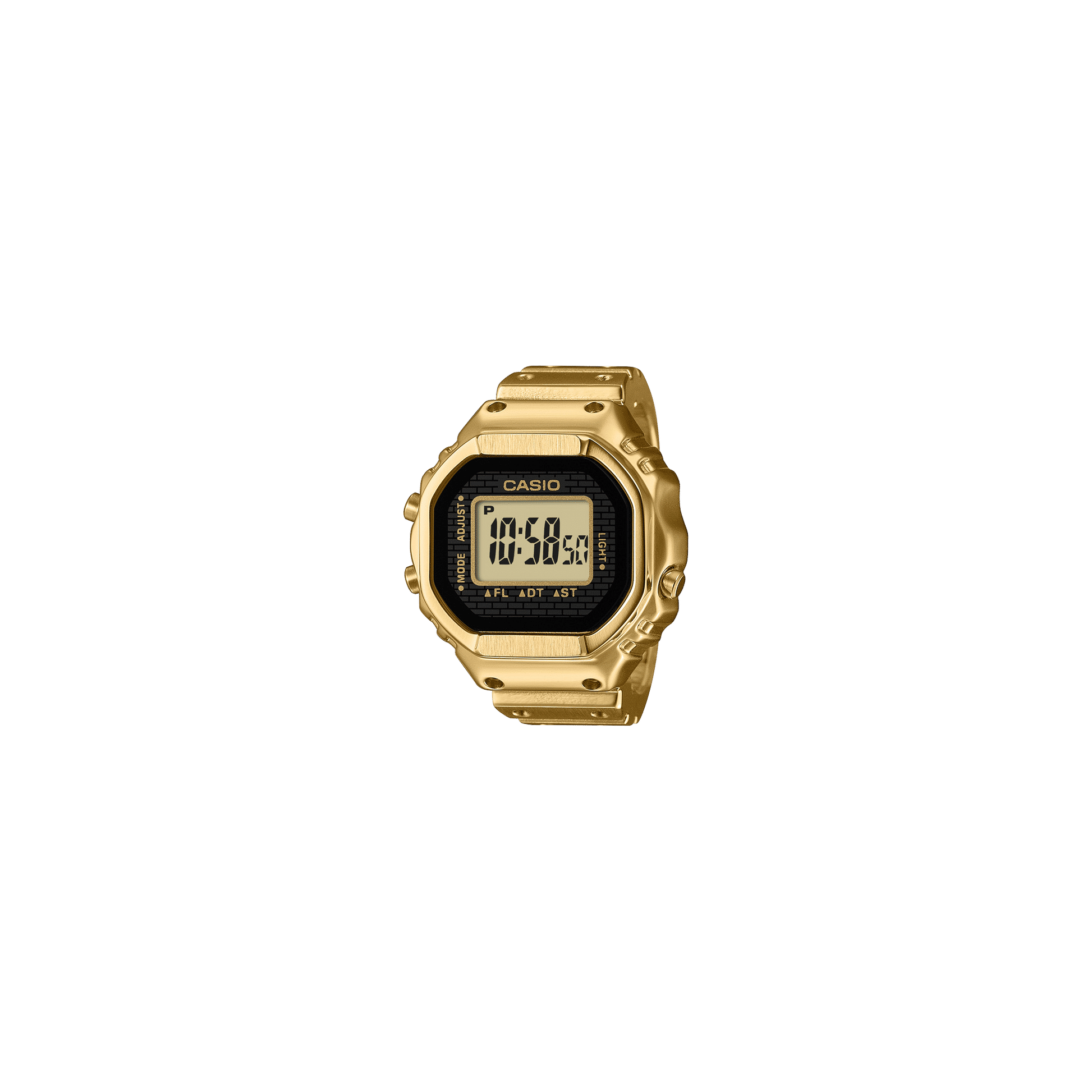 Casio CRW-001G-9ER Ringuhr Digital Goldfarben • Goldionenbeschichtung • Dual-Zeit & Stoppuhr, Bild 2