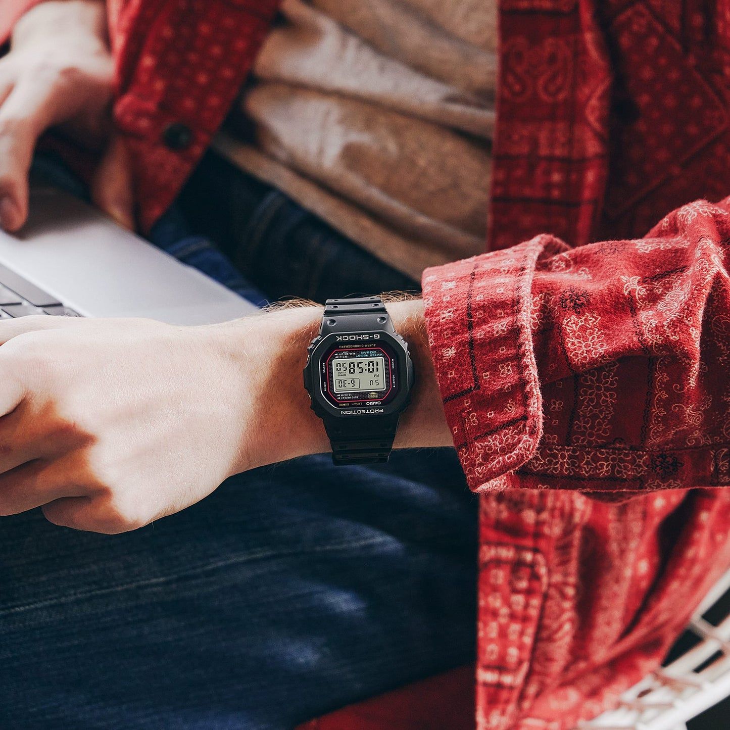 Casio DW-5000R-1AER G-Shock Herrenuhr Schwarz • Digitaler Chronograph • 20 bar wasserdicht, Bild 13