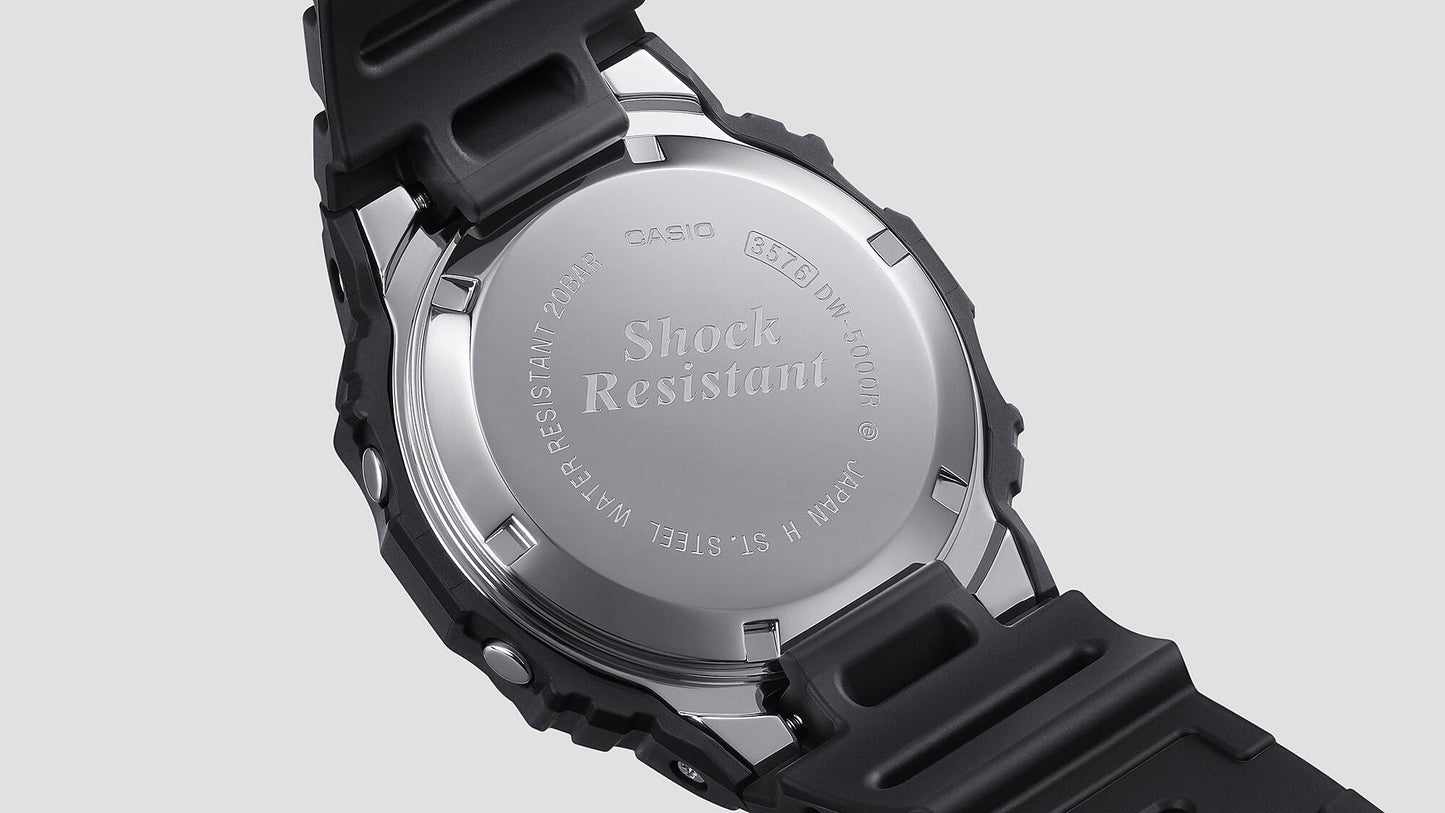 Casio DW-5000R-1AER G-Shock Herrenuhr Schwarz • Digitaler Chronograph • 20 bar wasserdicht, Bild 7