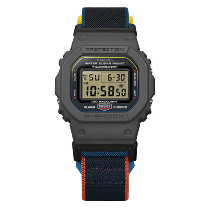 Casio DW-5600MNC-8A2ER G-Shock Origin Armbanduhr Anthrazit/Blau • FIDLOCK® Magnetschließe • Biobasiertes Resin, Bild 8