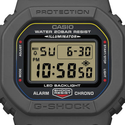 Casio DW-5600MNC-8A2ER G-Shock Origin Armbanduhr Anthrazit/Blau • FIDLOCK® Magnetschließe • Biobasiertes Resin, Bild 3