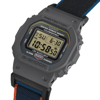 Casio DW-5600MNC-8A2ER G-Shock Origin Armbanduhr Anthrazit/Blau • FIDLOCK® Magnetschließe • Biobasiertes Resin, Bild 4
