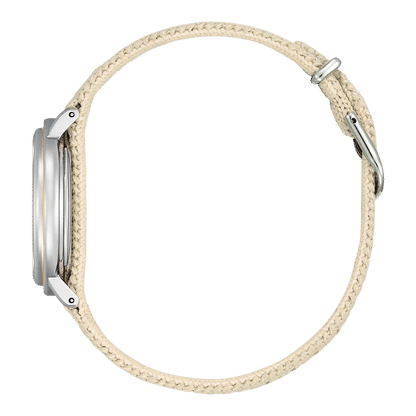 Citizen Ambiluna EM1006-40A Damen Armbanduhr Beige • Eco-Drive Saphirglas • Bicolor Roségold, Bild 3