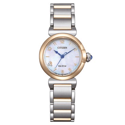 Citizen L EM1136-87D Damenuhr Bicolor • Eco-Drive Solarwerk • Saphirglas