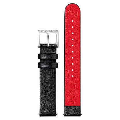Mondaine Classic A658.30323.16OMV Damen Armbanduhr Schwarz • Veganes Traubenleder • Swiss Made, Bild 7