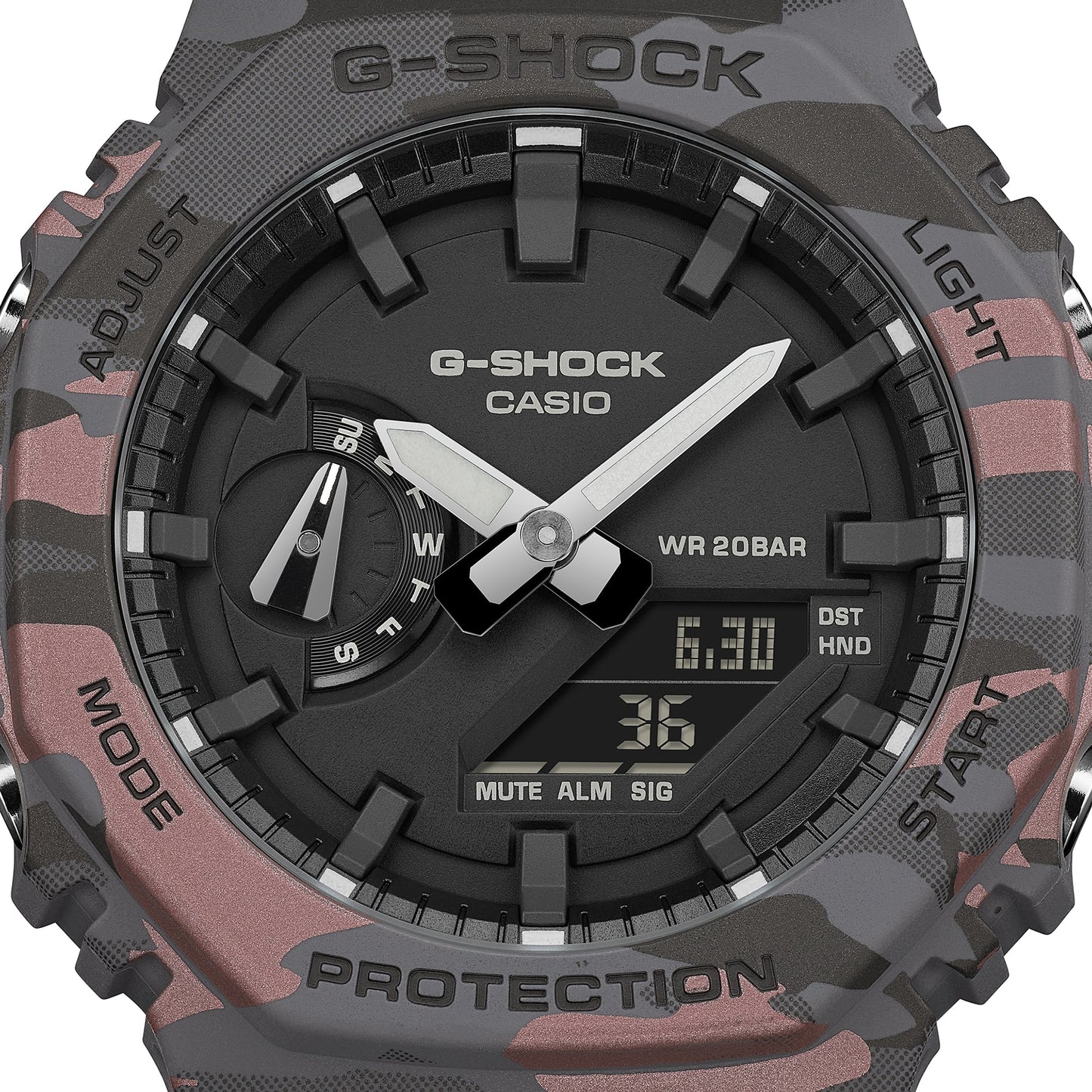 Casio GA-2100CM-8AER Herrenuhr G-Shock • Carbon Core Guard • Biobasiertes Resin, Bild 4