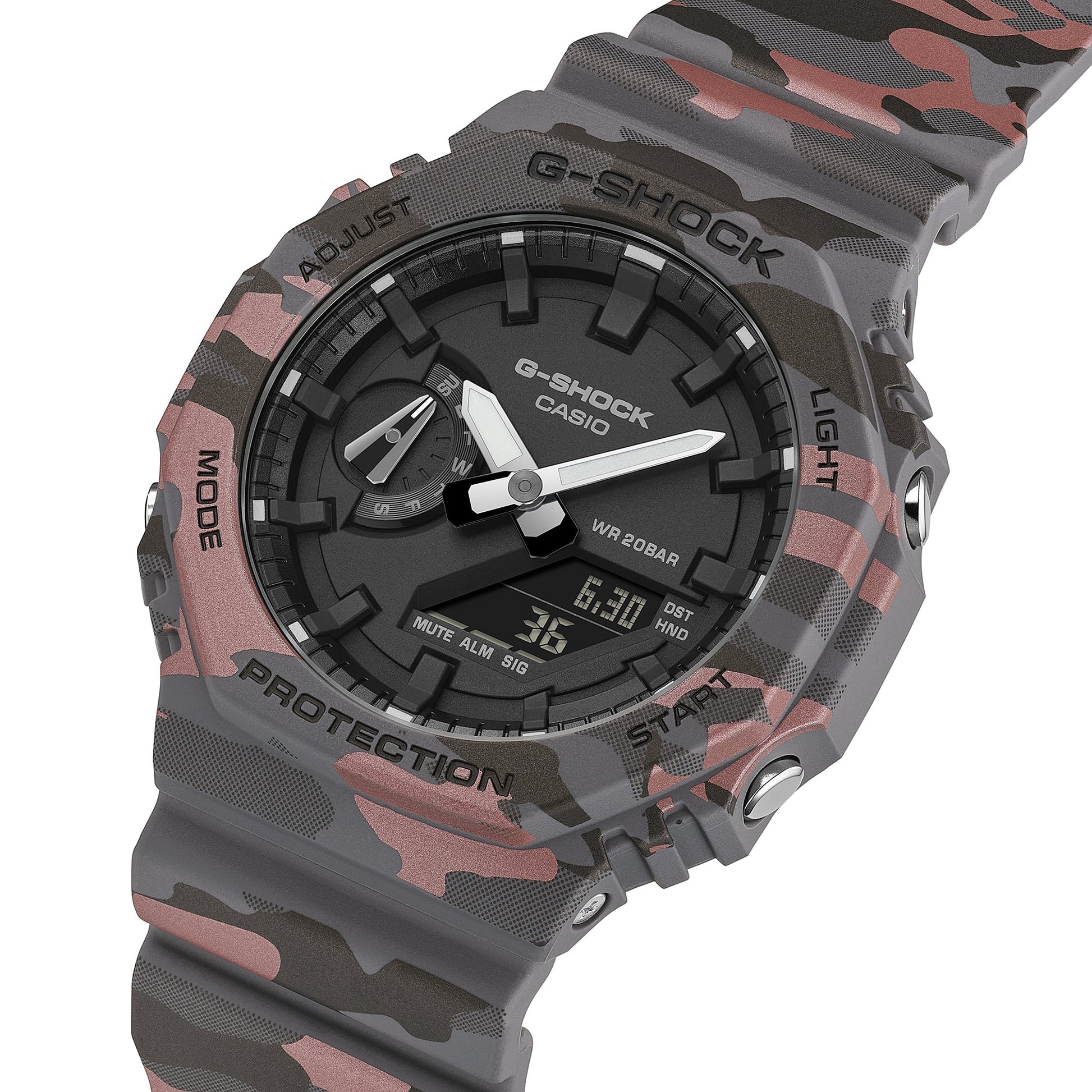 Casio GA-2100CM-8AER Herrenuhr G-Shock • Carbon Core Guard • Biobasiertes Resin, Bild 5