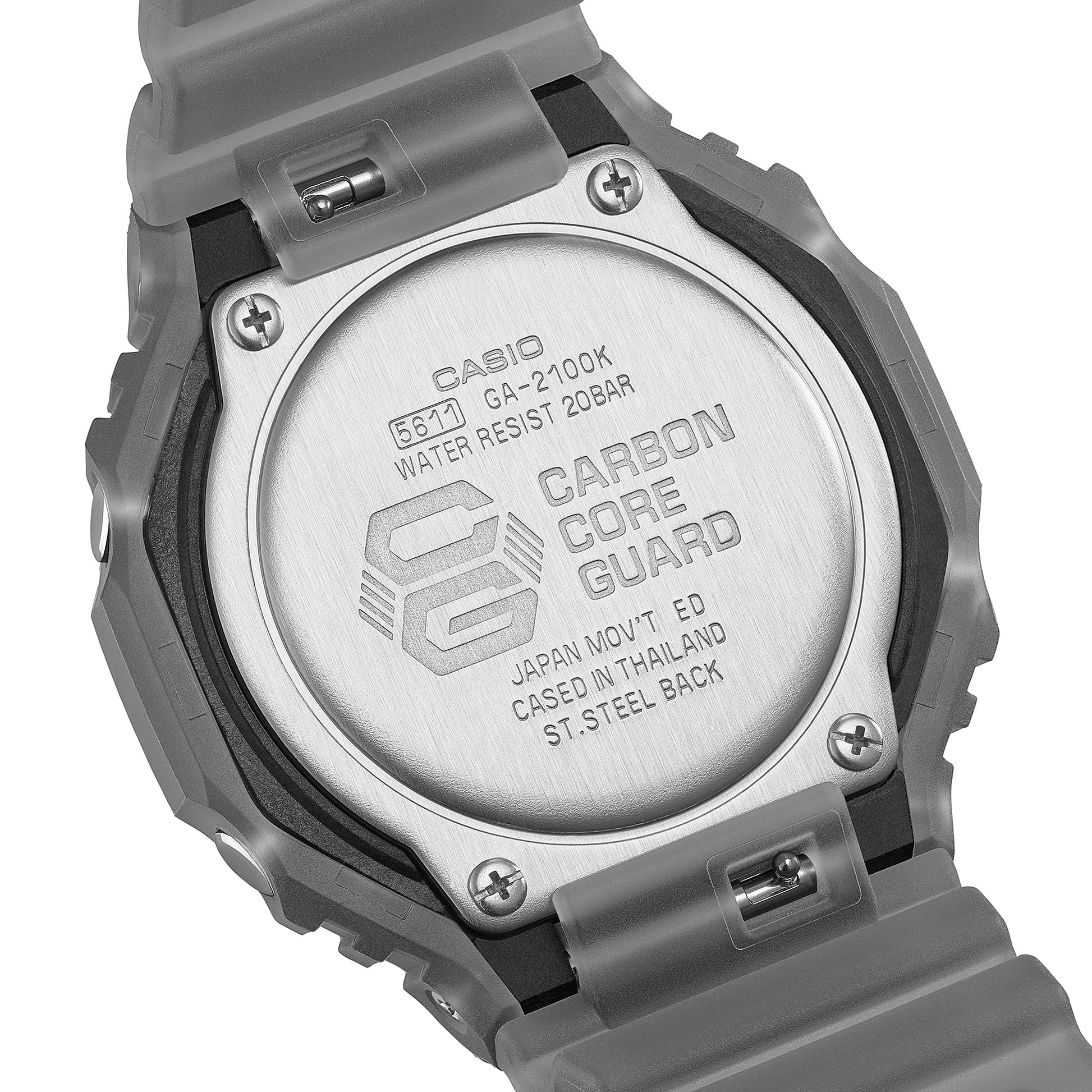 Casio G-Shock GA-2100K-1AER Herren • Carbon Core Guard • Weltzeit, Bild 6