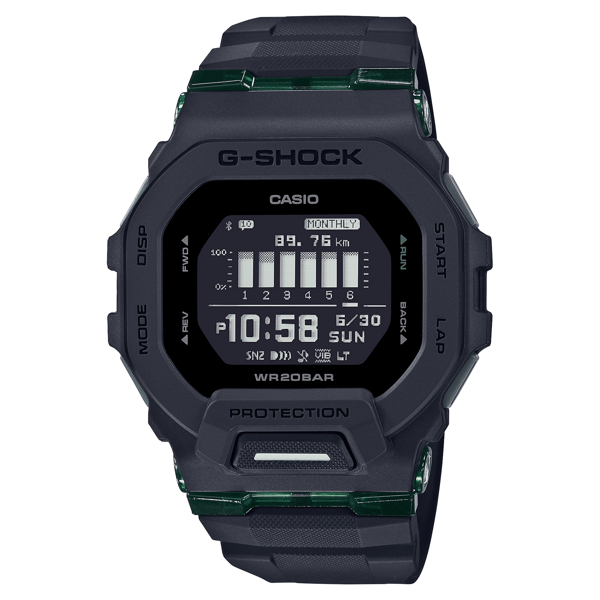 Casio GBD-200-7ER G-Shock G-Squad Digitaluhr Weiß • Bluetooth-Verbindung • MIP-LCD-Display, Bild 8
