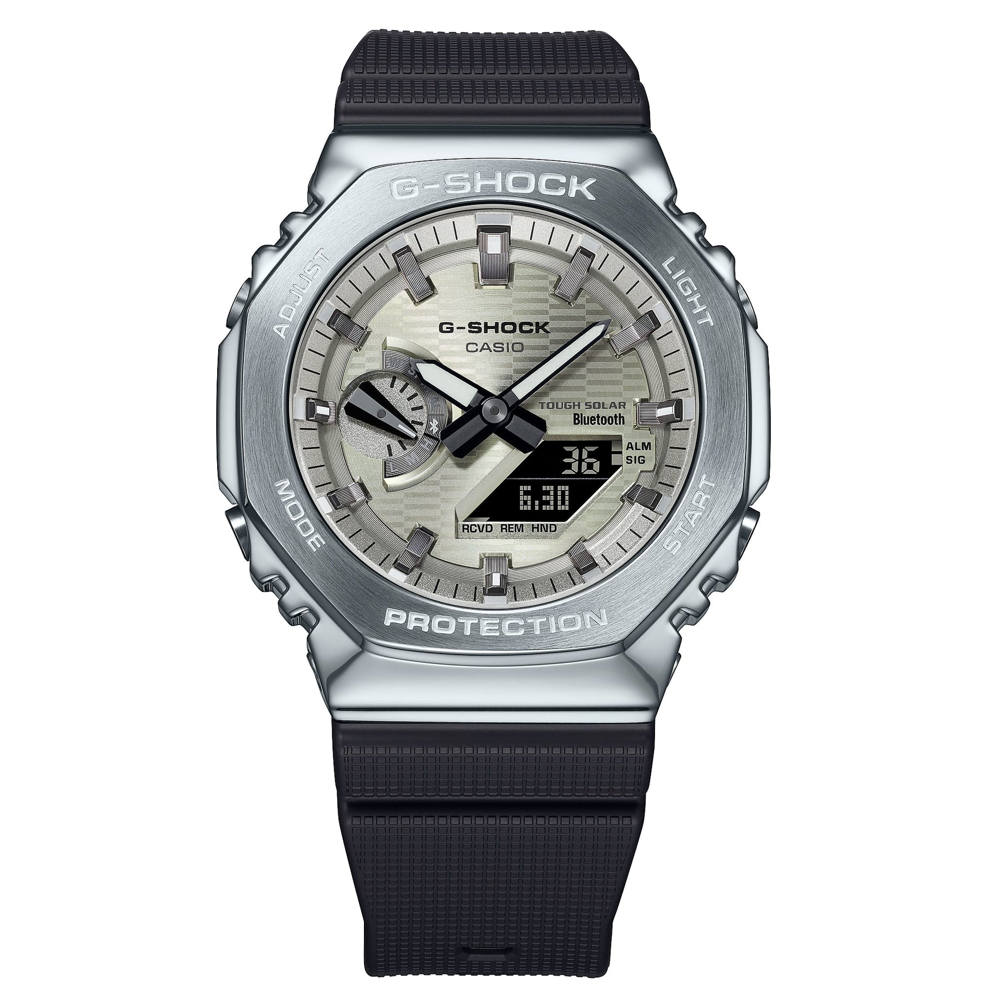 Casio G-Shock GBM-2100A-8BER Herrenuhr • Tough Solar & Bluetooth • Achteckiger Edelstahlrahmen, Bild 7
