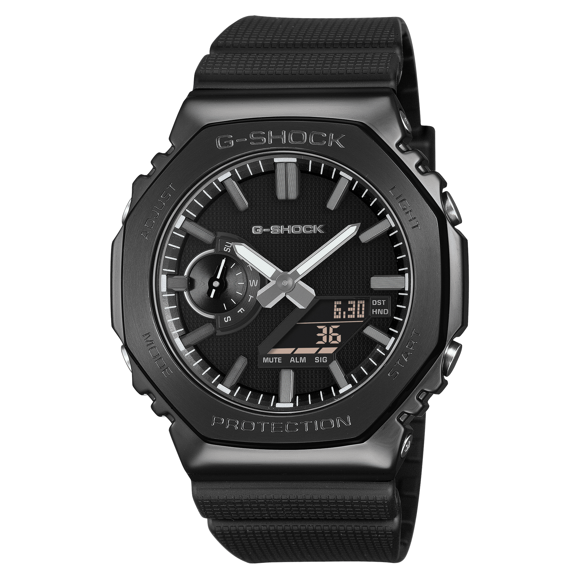 Casio G-SHOCK GM-2100LXB-1AER Herrenuhr • Mattschwarzes Zifferblatt • Bio-Harz-Armband, Bild 2