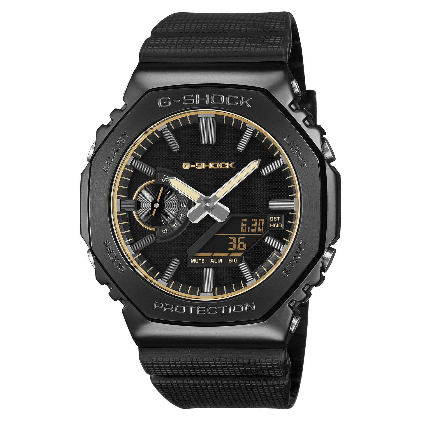 Casio G-SHOCK GM-2100LXB-1A9ER Herrenuhr Schwarz/Gold • Mineralglas • 20 BAR wasserdicht, Bild 2