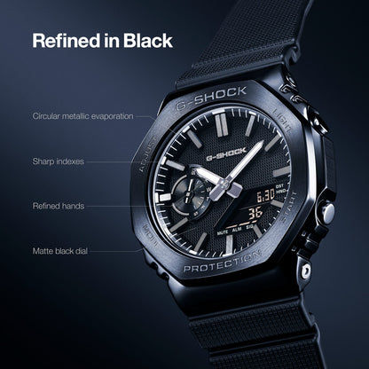 Casio G-SHOCK GM-2100LXB-1AER Herrenuhr • Mattschwarzes Zifferblatt • Bio-Harz-Armband, Bild 4
