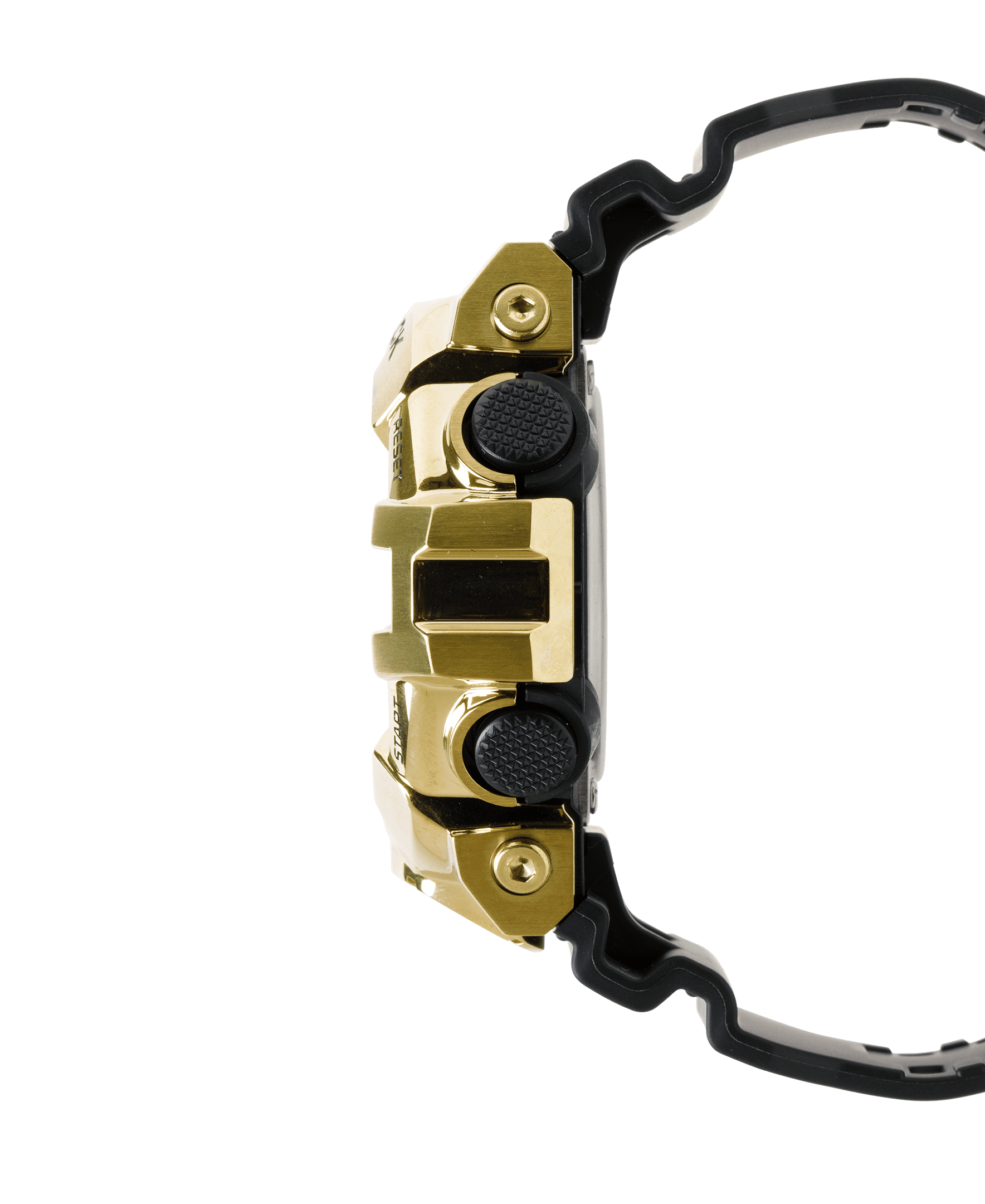 Casio GM-700G-9AER G-Shock Classic Herrenuhr Schwarz-Gold • Edelstahlgehäuse mit Goldionenbeschichtung •