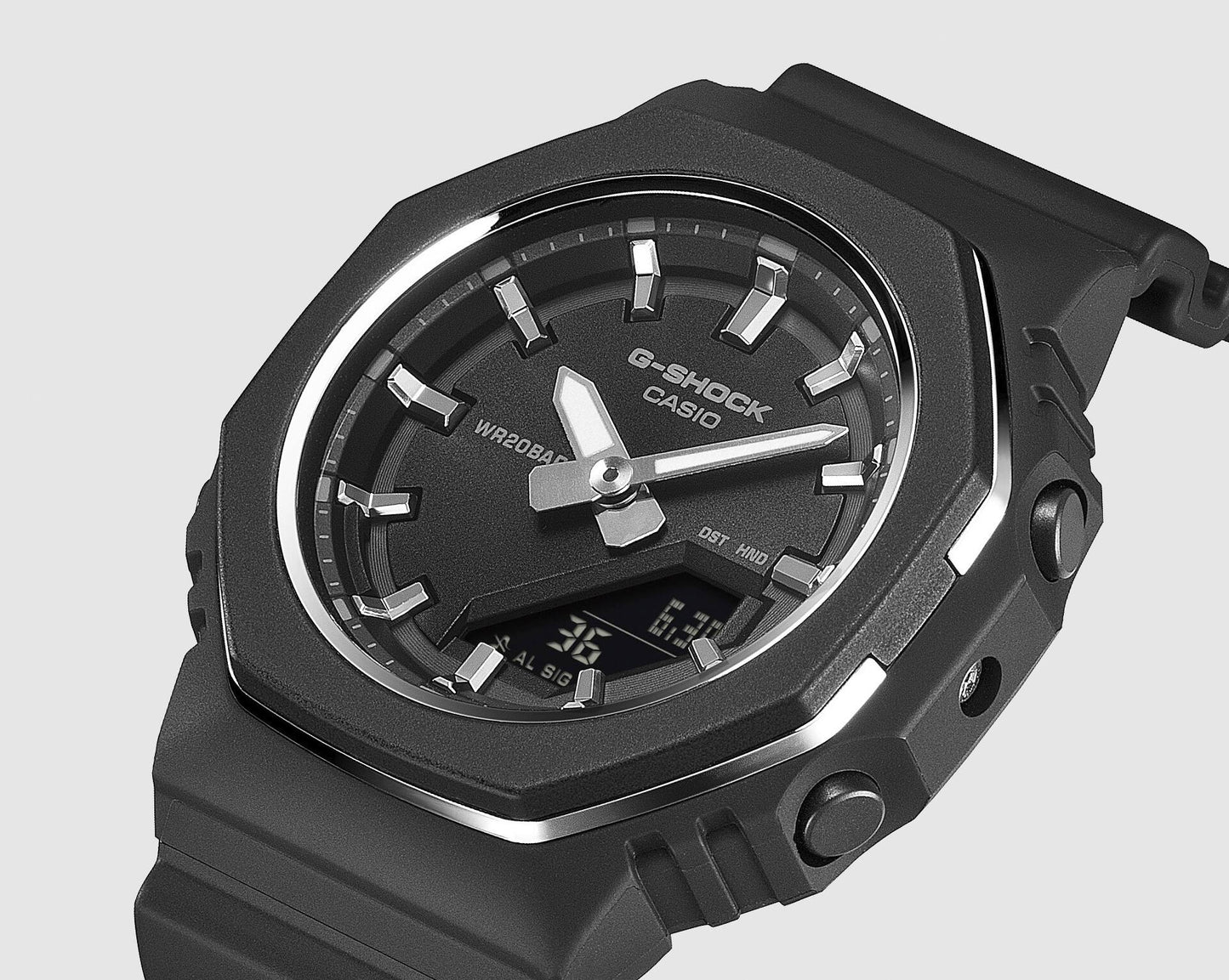 Casio GMA-P2110-1AER G-Shock Classic Damen Armbanduhr Schwarz • Ana-Digi • Biobasiertes Resin, Bild 4