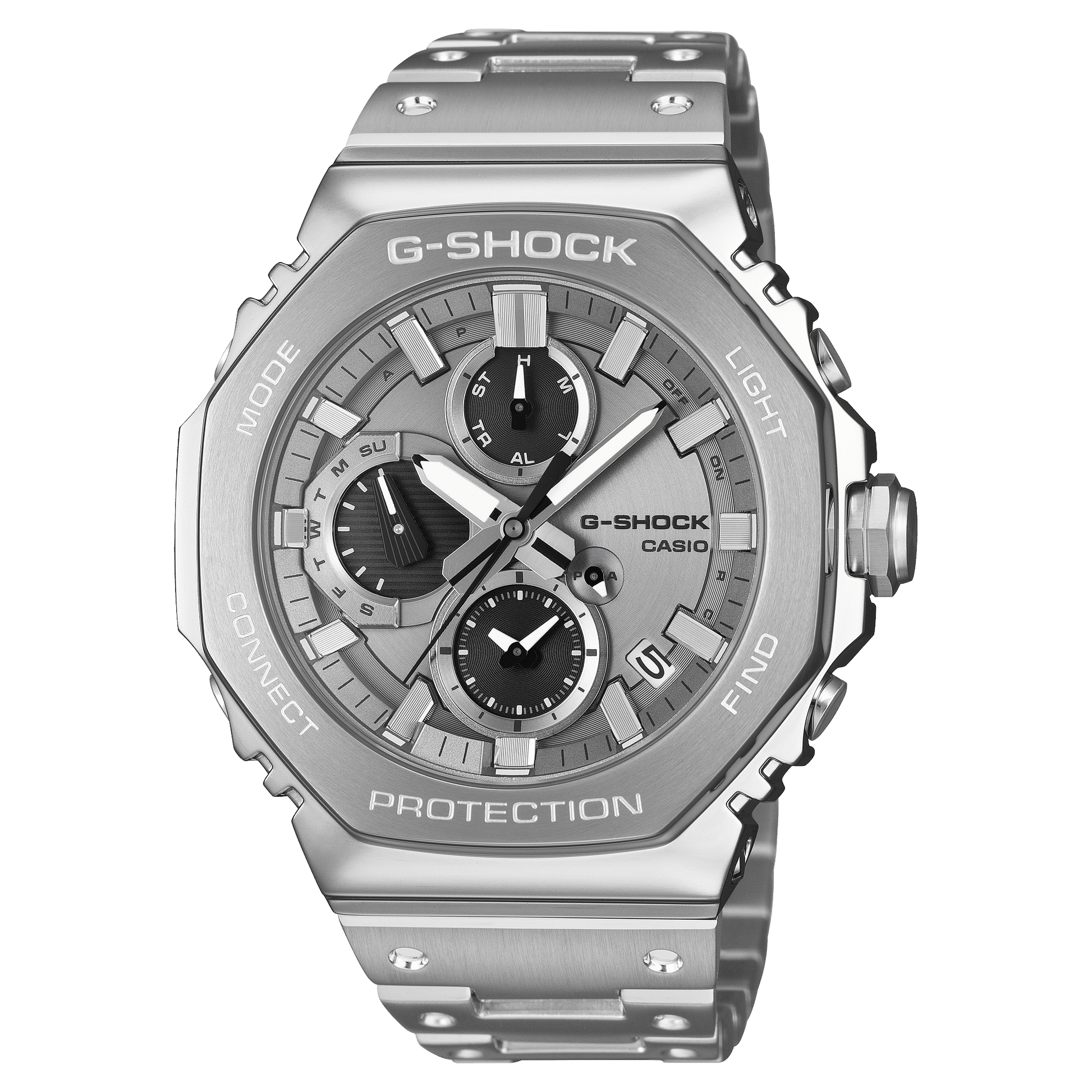 Casio G-Shock GMC-B2100ADS-1AER Herrenuhr Silber/Schwarz • Tough Solar • Bluetooth Smartphone-Link, Bild 2