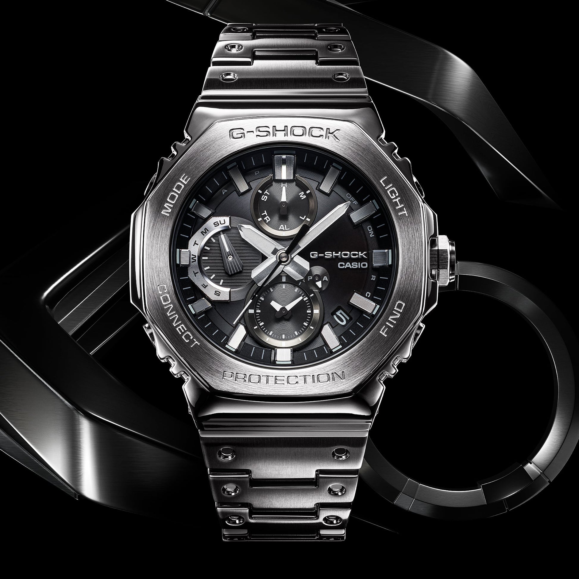 Casio G-Shock GMC-B2100D-1AER Herrenuhr • Vollmetall-Gehäuse • Solar & Bluetooth, Bild 4