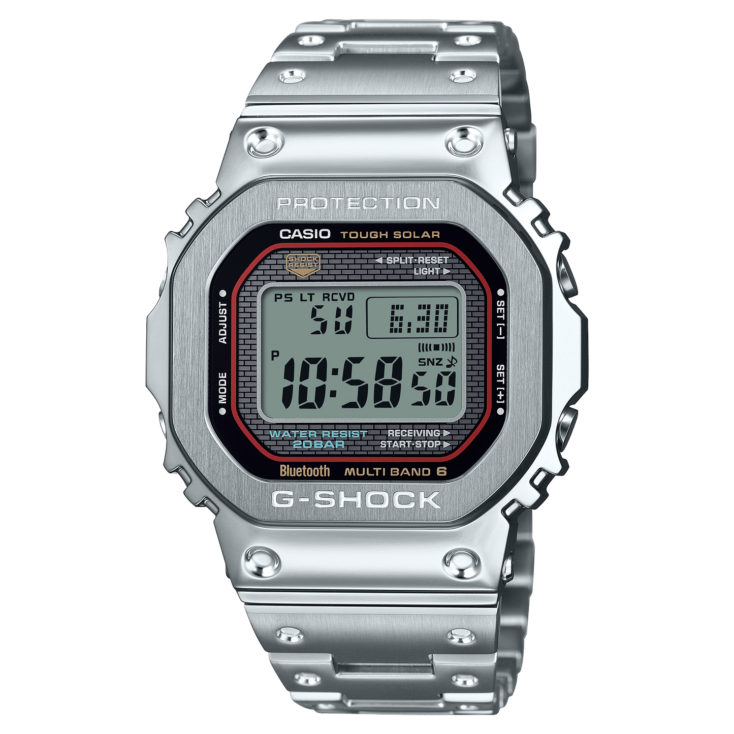Casio G-Shock Pro GMW-B5000D-1CER Herrenuhr • Vollmetall-Edelstahl • Tough Solar & Multiband 6, Bild 2