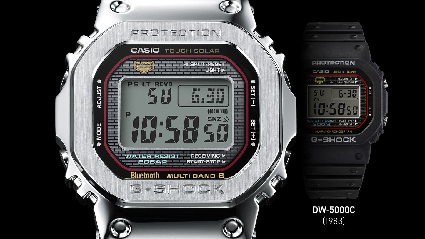 Casio G-Shock Pro GMW-B5000D-1CER Herrenuhr • Vollmetall-Edelstahl • Tough Solar & Multiband 6, Bild 4