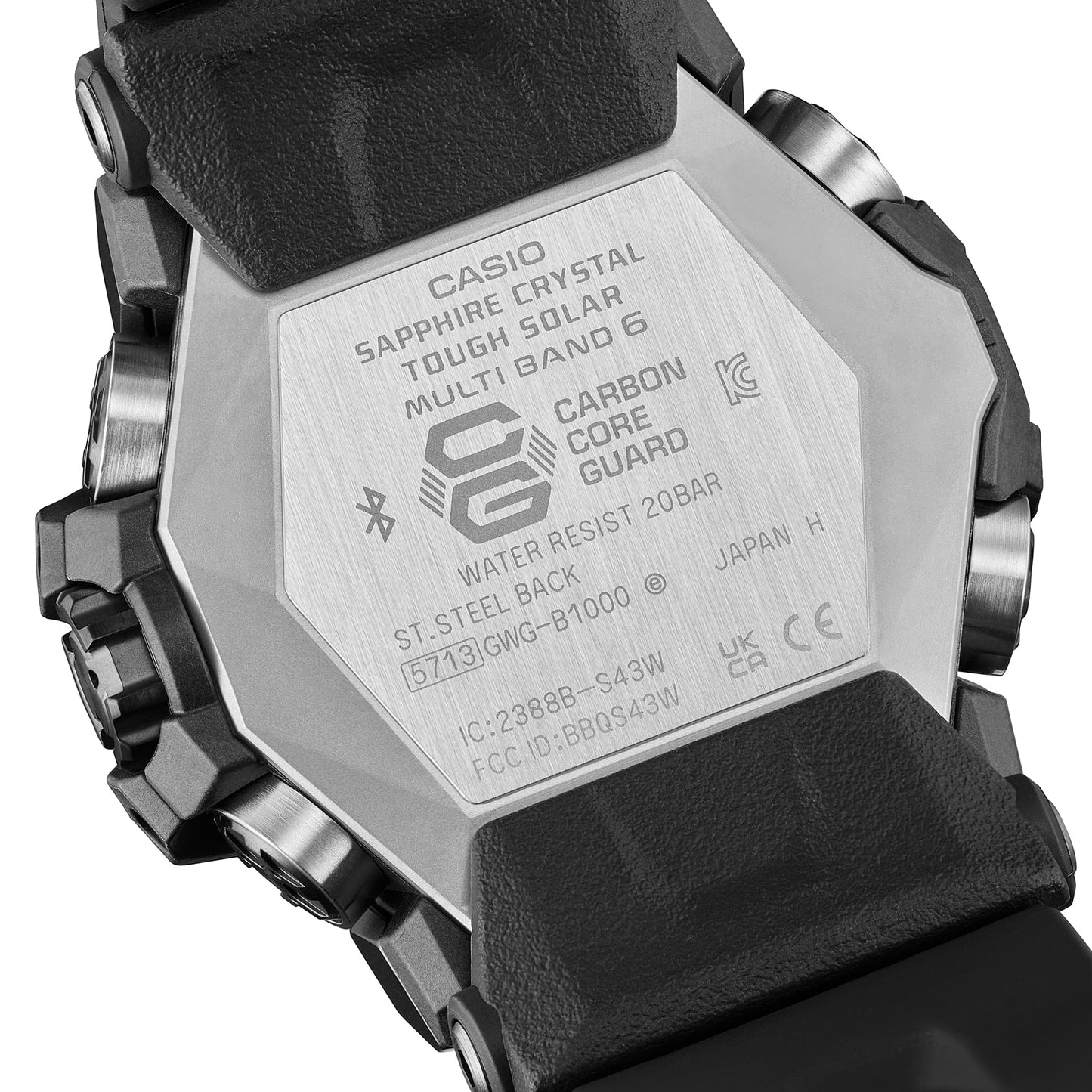Casio G-Shock Pro Mudmaster GWG-B1000-1AER Herrenuhr • Triple-Sensor & Saphirglas • Solar & Bluetooth, Bild 8